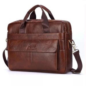 Men Genuine Leather Handbag