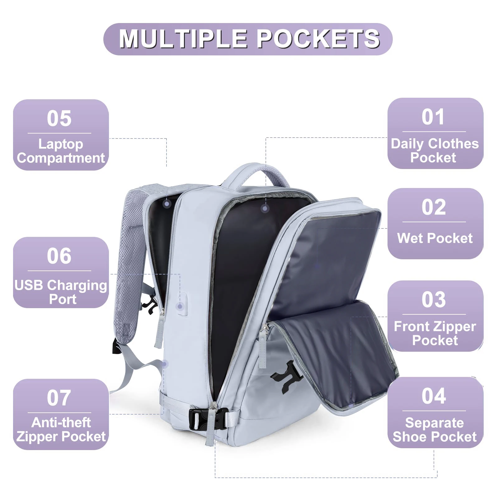 Travel Backpack - Image 3